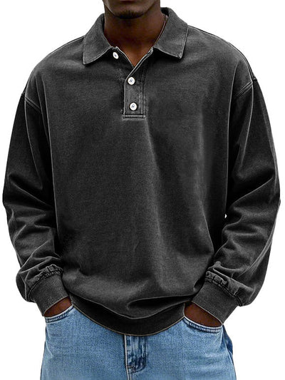 Jean – Stylish Long-Sleeve Polo Shirt