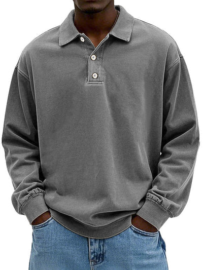Jean – Stylish Long-Sleeve Polo Shirt