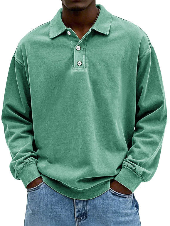 Jean – Stylish Long-Sleeve Polo Shirt