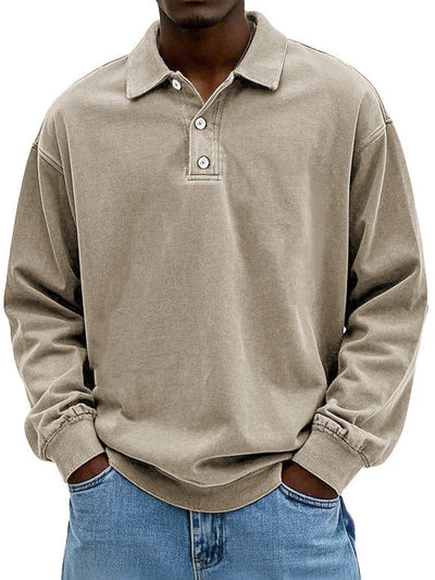 Jean – Stylish Long-Sleeve Polo Shirt