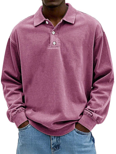 Jean – Stylish Long-Sleeve Polo Shirt