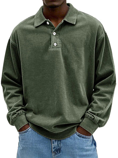Jean – Stylish Long-Sleeve Polo Shirt