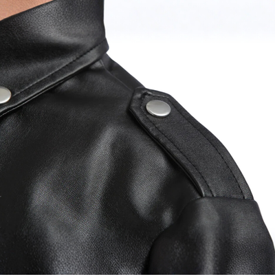 Ray – Classic Leather Biker Jacket