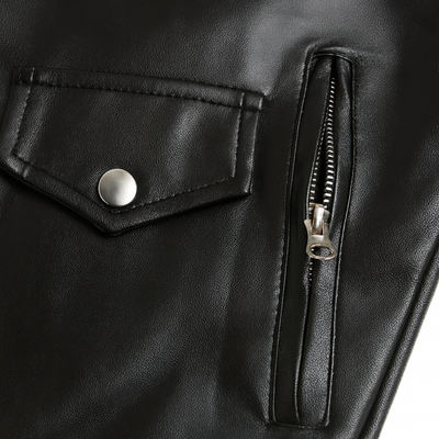 Ray – Classic Leather Biker Jacket